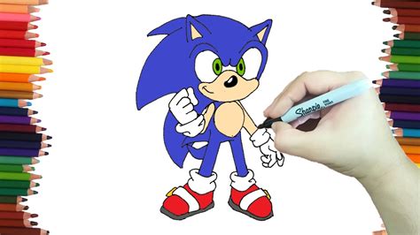 sonic dibujo facil|More.